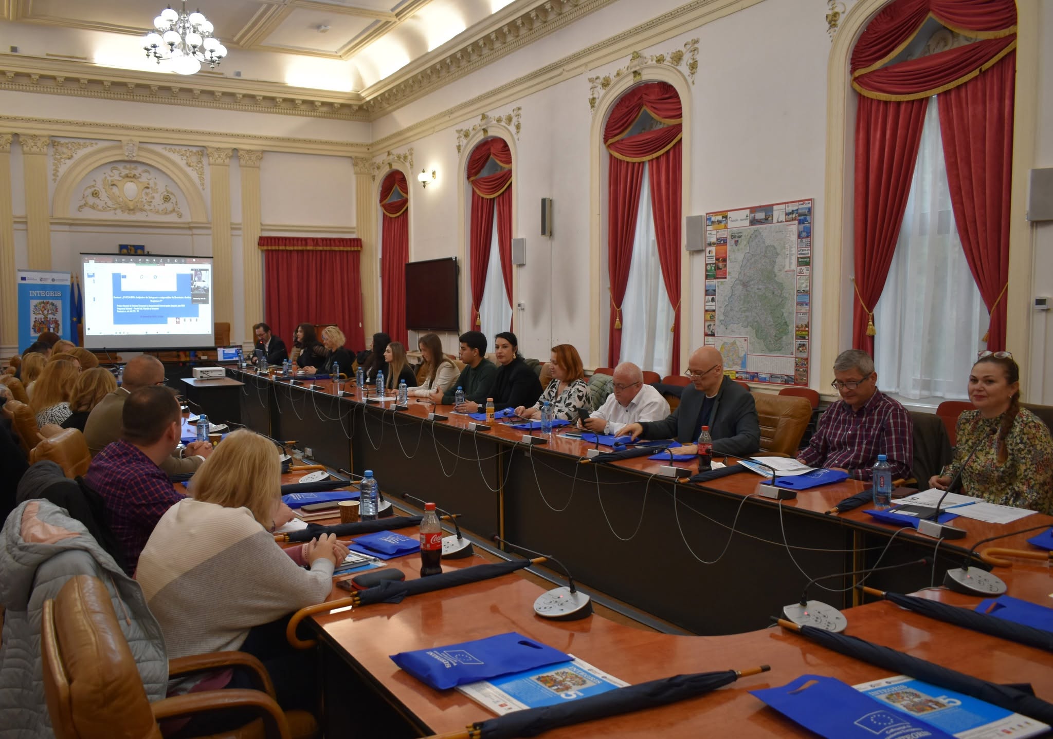 Conferinta de inchidere pentru proiectul INTEGRIS in Bihor la Institutia Prefectului